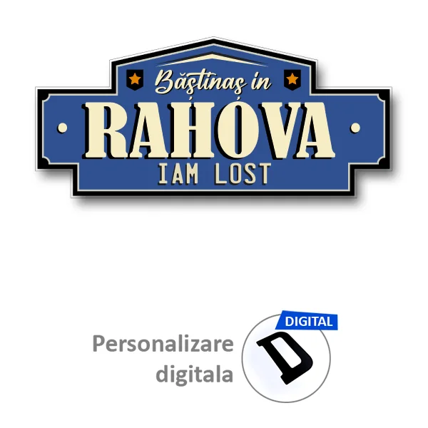 Placa tip statie model 02