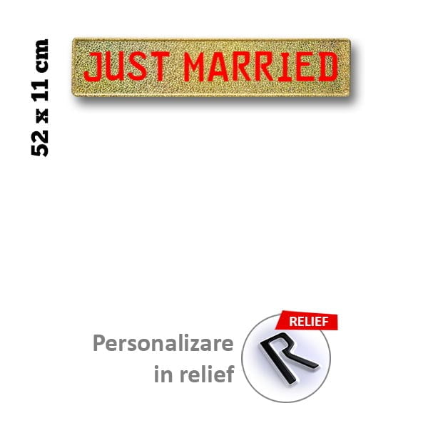pjm-glitter-auriu-prod_v1 Placa Just Married Glitter- Auriu