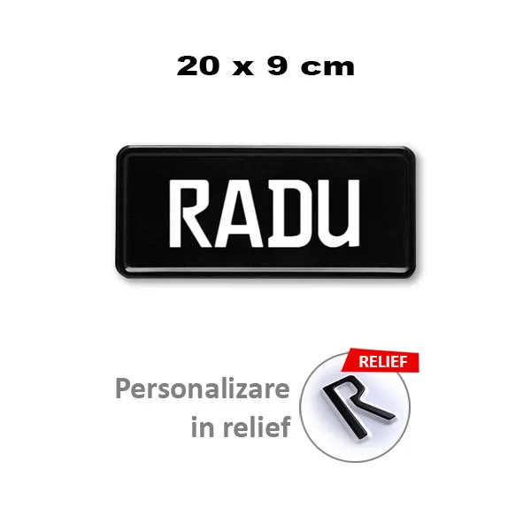 Placa auto super mini