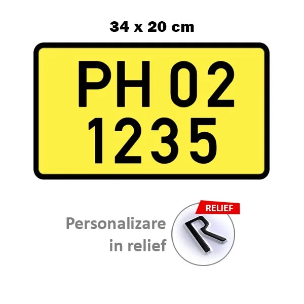 placa atelaj-galben-34x20-nou