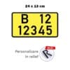 placa moped-galben-24x13 - nou