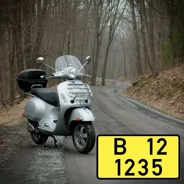 placa moped
